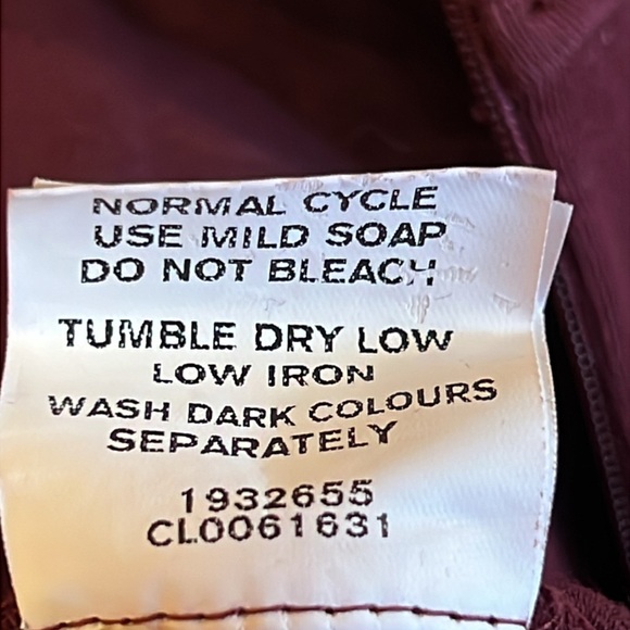 Wayward Fancies  eShakti 2X 20w Plus‎ Size women's Jumpsuit Maroon Wide Leg Y2K - Picture 13 of 13